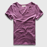 Basic V Neck Fashion T-Shirt