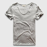 Basic V Neck Fashion T-Shirt