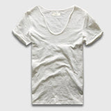 Basic V Neck Fashion T-Shirt