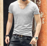 V-Neck solid color T-Shirt