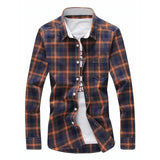 Long Sleeve Checkered Shirt