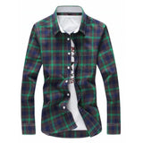 Long Sleeve Checkered Shirt