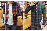 Long Sleeve Checkered Shirt