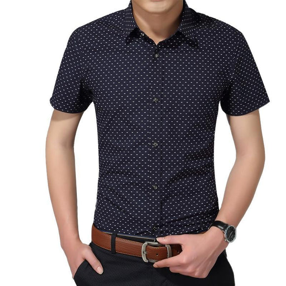 Short Sleeve Shirt Polka Dot Shirt