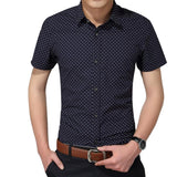 Short Sleeve Shirt Polka Dot Shirt