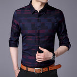 Long Sleeve Checkered Shirt