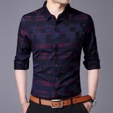 Long Sleeve Checkered Shirt