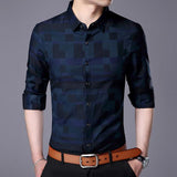 Long Sleeve Checkered Shirt