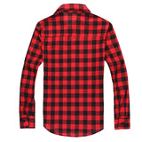 Plaid Long-sleeved Shirt