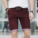 Plaid Ruched Casual Shorts