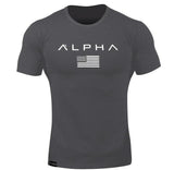 O-neck  "Alpha America" T-shirt