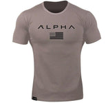 O-neck  "Alpha America" T-shirt