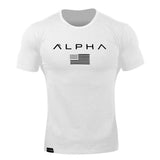 O-neck  "Alpha America" T-shirt