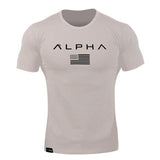 O-neck  "Alpha America" T-shirt