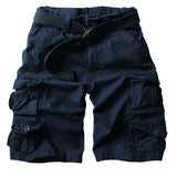 Multi-pocket Cargo Shorts ( Free Belt )