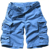 Multi-pocket Cargo Shorts ( Free Belt )