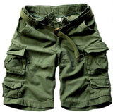 Multi-pocket Cargo Shorts ( Free Belt )