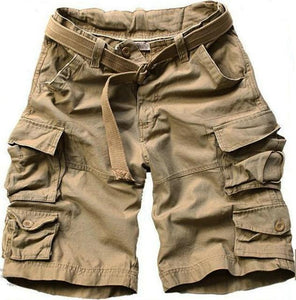 Multi-pocket Cargo Shorts ( Free Belt )