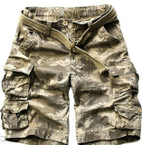 Multi-pocket Cargo Shorts ( Free Belt )