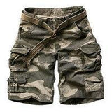 Multi-pocket Cargo Shorts ( Free Belt )