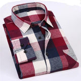 Flannel 100% Cotton Plaid Shirt